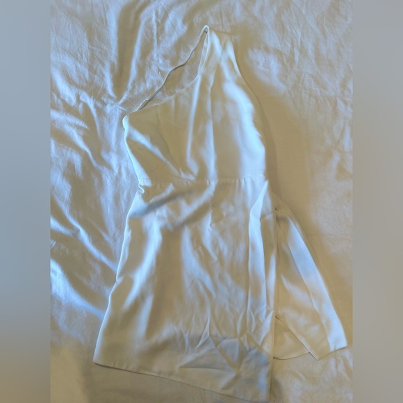 Michelle Mason One-Shoulder Mini Dress - Picture 4 of 6